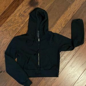 black zip up from brandy !!